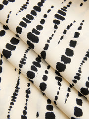 Abstract Dot Print One-Shoulder Jumpsuit