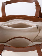 Adjustable Strap Canvas Tote Bag