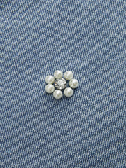 3D Beaded Barrel Leg Jeans
